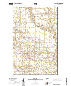 USGS US Topo 7.5-minute map for Creedman Coulee East MTSK 2020