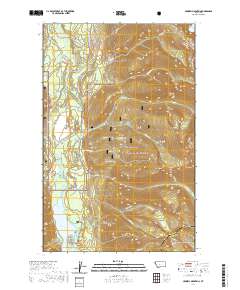 USGS US Topo 7.5-minute map for Crowell Mountain MT 2020
