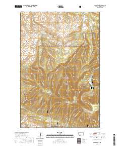 USGS US Topo 7.5-minute map for Crystal Lake MT 2020