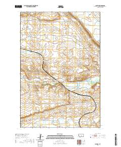 USGS US Topo 7.5-minute map for Cushman MT 2020