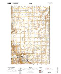 USGS US Topo 7.5-minute map for Cut Bank MT 2020