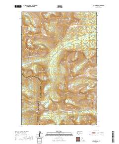 USGS US Topo 7.5-minute map for Cut Bank Pass MT 2020
