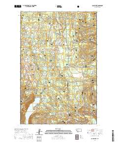USGS US Topo 7.5-minute map for Cygnet Lake MT 2020
