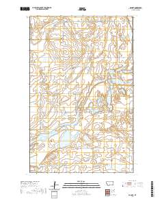 USGS US Topo 7.5-minute map for Dagmar MT 2020