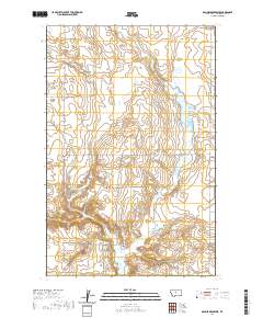 USGS US Topo 7.5-minute map for Dammel Reservoir MT 2020