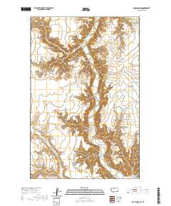 USGS US Topo 7.5-minute map for Day School SW MT 2020