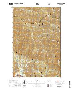 USGS US Topo 7.5-minute map for De Borgia North MT 2020