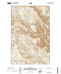 USGS US Topo 7.5-minute map for Dead Horse Coulee MT 2020