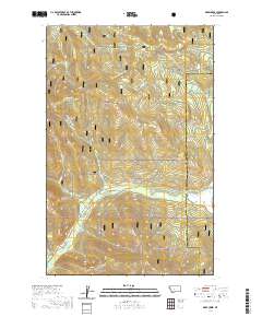 USGS US Topo 7.5-minute map for Deer Creek MT 2020