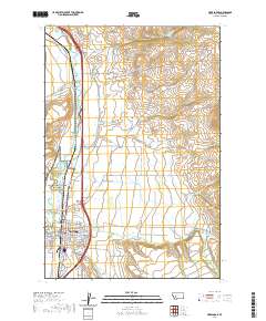USGS US Topo 7.5-minute map for Deer Lodge MT 2020
