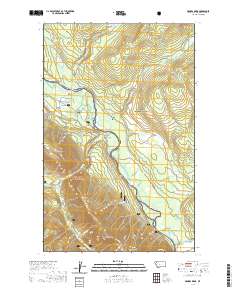 USGS US Topo 7.5-minute map for Demers Ridge MT 2020