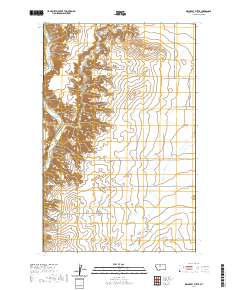 USGS US Topo 7.5-minute map for Discovery Butte MT 2020
