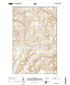 USGS US Topo 7.5-minute map for Dodge Reservoir MT 2020