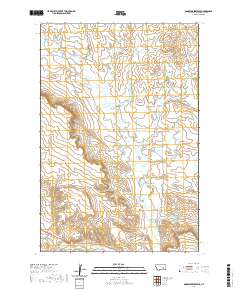 USGS US Topo 7.5-minute map for Donleys Reservoir MT 2020