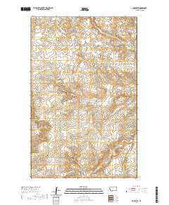 USGS US Topo 7.5-minute map for Dooley SE MT 2020