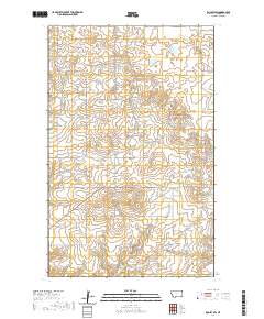 USGS US Topo 7.5-minute map for Dooley SW MT 2020