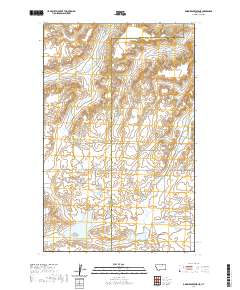 USGS US Topo 7.5-minute map for Down Reservoir NE MT 2020