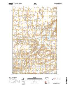 USGS US Topo 7.5-minute map for Down Reservoir NW MT 2020