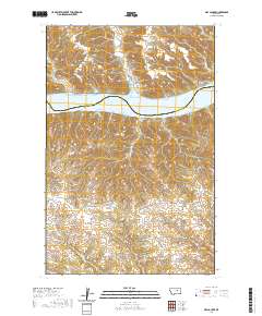 USGS US Topo 7.5-minute map for Dry Coulee MT 2020