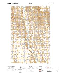 USGS US Topo 7.5-minute map for Dubbe Reservoir MT 2020