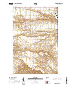 USGS US Topo 7.5-minute map for Duckhead Buttes MT 2020