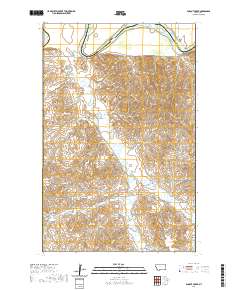 USGS US Topo 7.5-minute map for Dugout Creek MT 2020