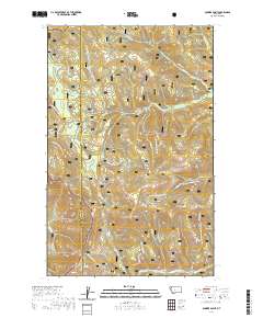 USGS US Topo 7.5-minute map for Dunsire Point MT 2020