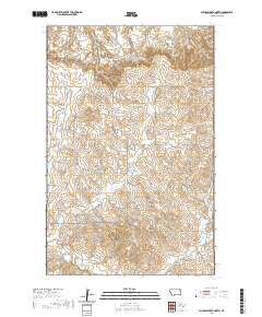 USGS US Topo 7.5-minute map for Duplisse Creek North MT 2020
