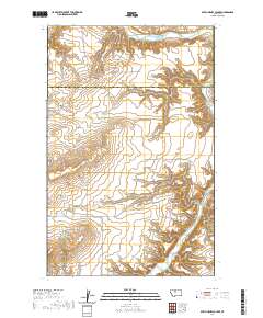 USGS US Topo 7.5-minute map for Dutch Henry Coulee MT 2020