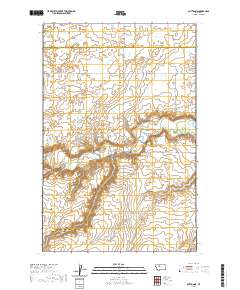 USGS US Topo 7.5-minute map for Dutton NE MT 2020
