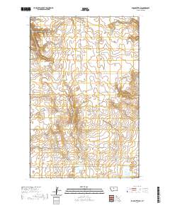 USGS US Topo 7.5-minute map for Eagle Buttes SW MT 2020