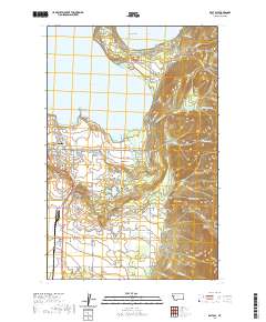 USGS US Topo 7.5-minute map for East Bay MT 2020