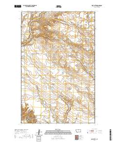 USGS US Topo 7.5-minute map for East Butte MT 2020