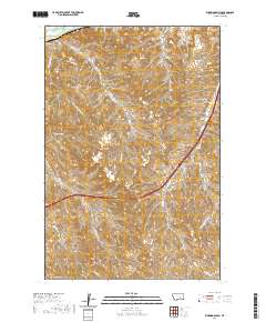 USGS US Topo 7.5-minute map for Eldering Ranch MT 2020
