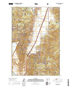 USGS US Topo 7.5-minute map for Elk Park Pass MT 2020