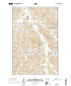 USGS US Topo 7.5-minute map for Elm Coulee MT 2020