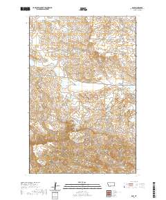 USGS US Topo 7.5-minute map for Enid MT 2020