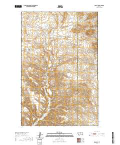 USGS US Topo 7.5-minute map for Eskay NE MT 2020