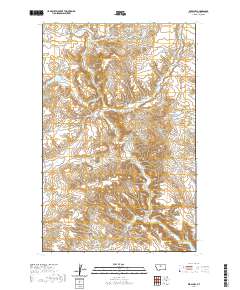 USGS US Topo 7.5-minute map for Eskay NW MT 2020