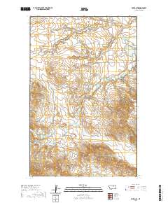 USGS US Topo 7.5-minute map for Ester Lake MT 2020