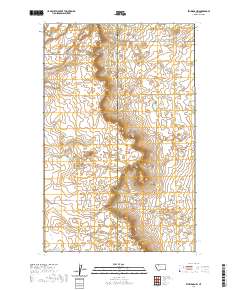USGS US Topo 7.5-minute map for Ethridge NW MT 2020