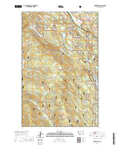 USGS US Topo 7.5-minute map for Eureka South MT 2020