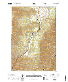 USGS US Topo 7.5-minute map for Evaro MT 2020