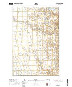 USGS US Topo 7.5-minute map for Eyraud Lakes MT 2020