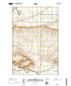 USGS US Topo 7.5-minute map for Fairfield MT 2020