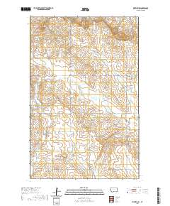 USGS US Topo 7.5-minute map for Fairview NW MT 2020