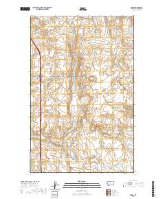 USGS US Topo 7.5-minute map for Ferdig MT 2020