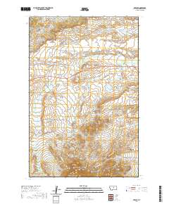 USGS US Topo 7.5-minute map for Fergus MT 2020