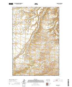 USGS US Topo 7.5-minute map for Fergus NE MT 2020