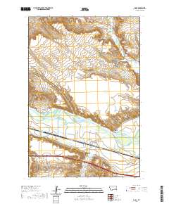 USGS US Topo 7.5-minute map for Finch MT 2020